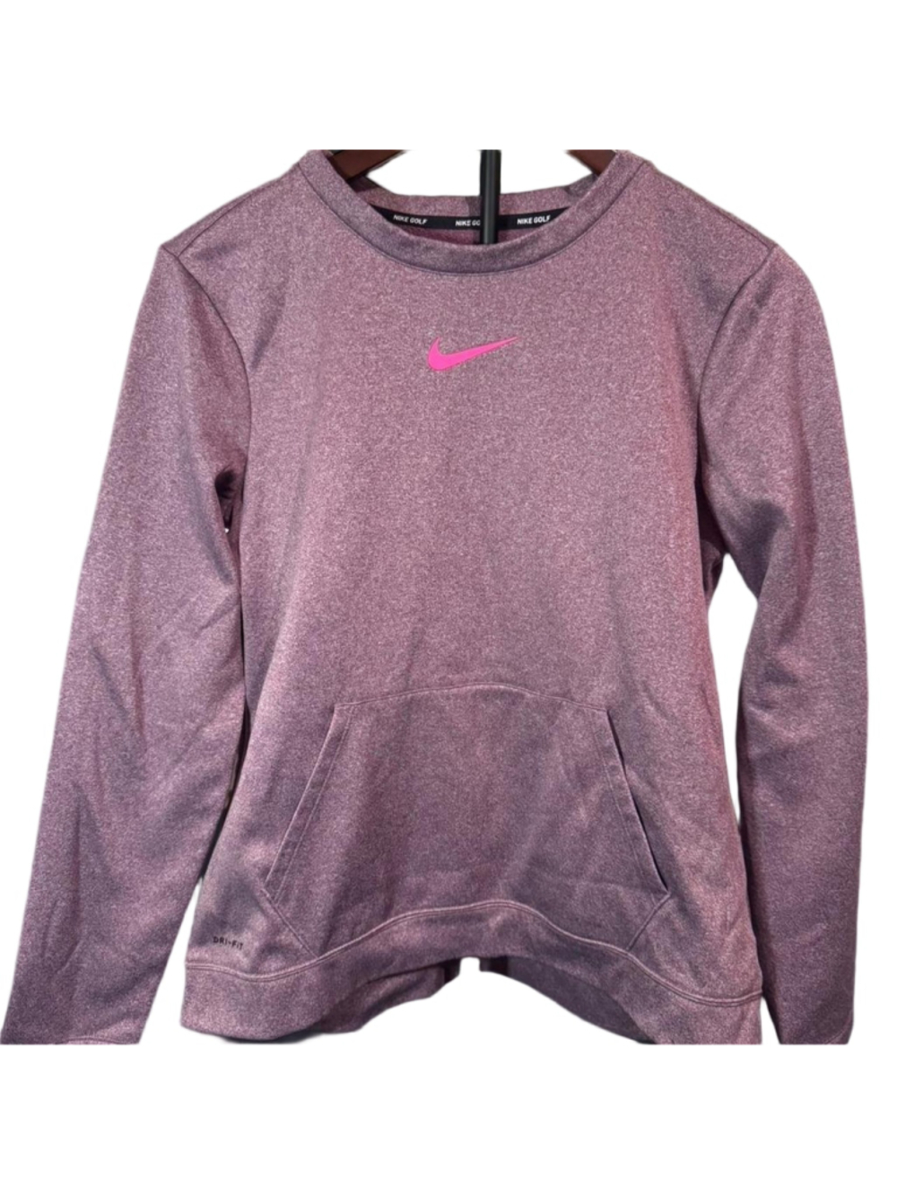 Pink/burgandy Nike Dri-Fit crewneck - Medium - Picture 1 of 5